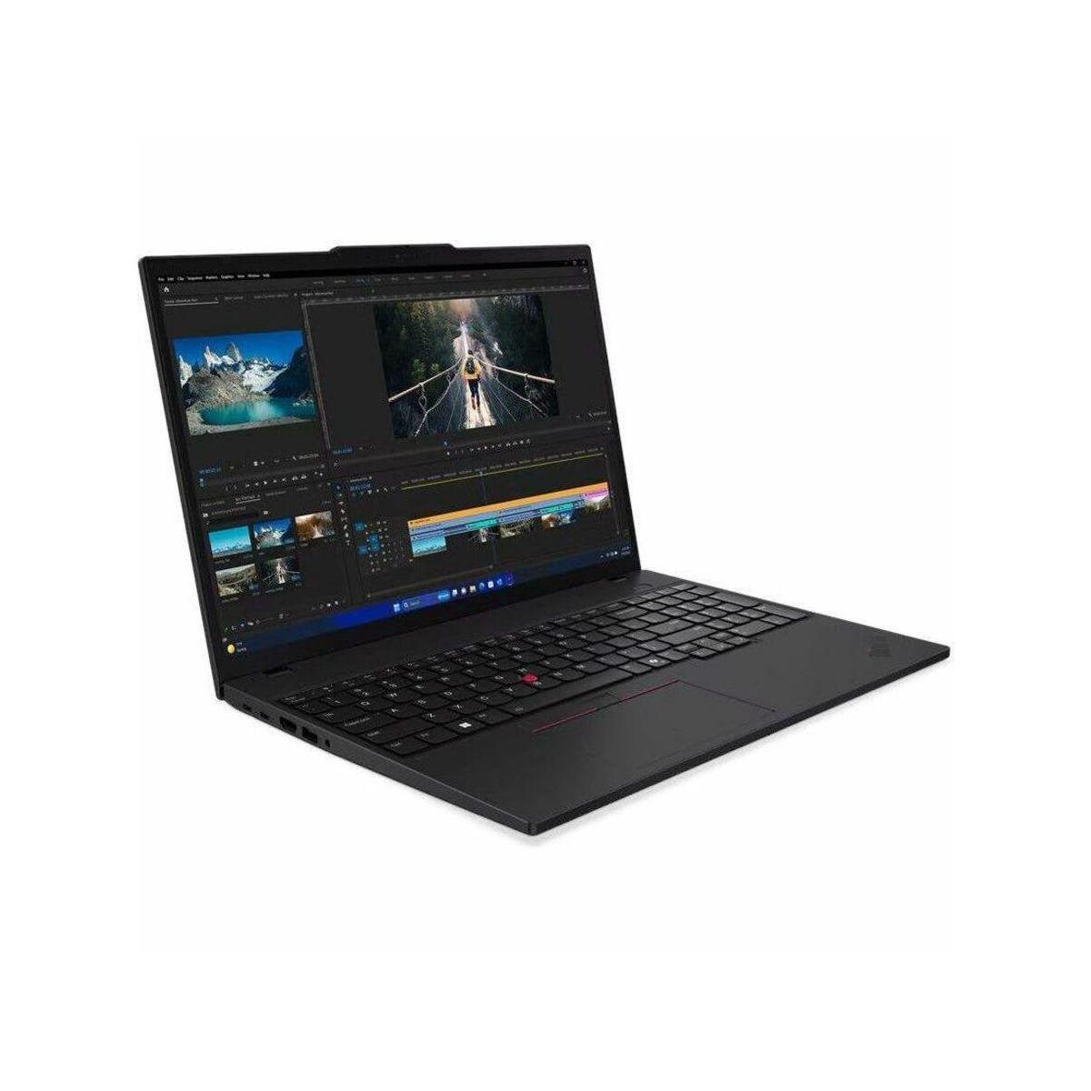 Lenovo ThinkPad T16 Gen 3 16" WUXGA Notebook PC Intel Core Ultra 7 155U 512GB SSD 16GB RAM WIN11 Pro (Canada French), Black