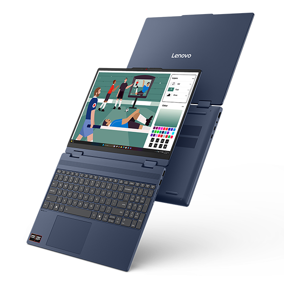 Lenovo IdeaPad 5 15AGP11 15.3" WUXGA 2-in-1 Copilot+ PC Laptop AMD Ryzen AI 5 430 512GB SSD 16GB W11 (Include Pen)