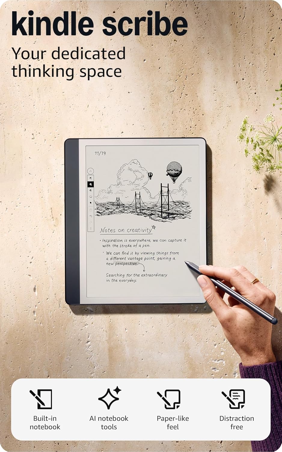 Kindle Scribe 16GB 本体 スタイラスペン付き Amazon、Kindleシリーズ