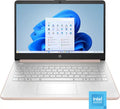 HP 14-dq6105dx 14" HD Laptop N150, 4GB RAM, 128GB UFS, Windows 11 H in S Mode, Pale Rose Gold