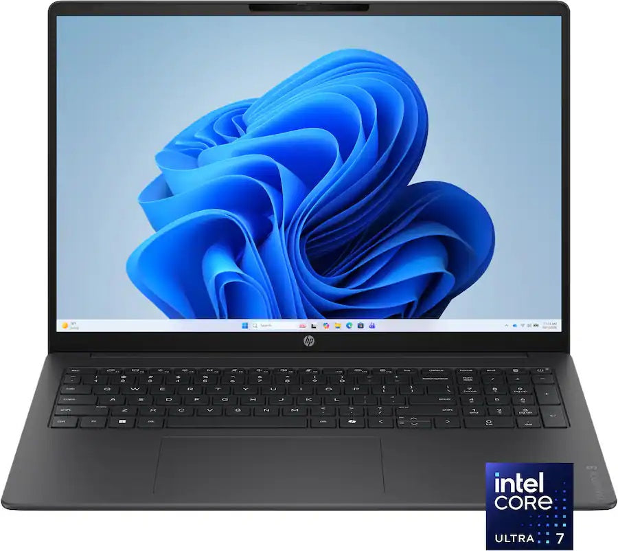 HP OmniBook 3 16" 2K Touchscreen Laptop Intel Core Ultra 7 255U 512GB SSD 16GB RAM W11, Mica Silver