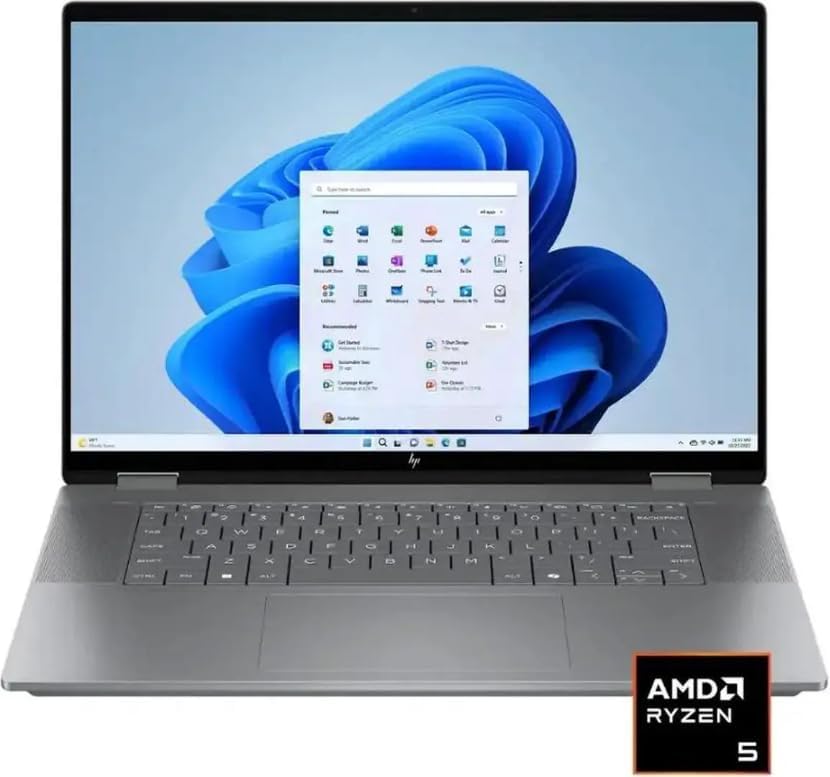 HP OmniBook X Flip 16 2 in 1 16"(1920x1200) TouchscreenLaptop/Tablet AMD Ryzen 5 220 512GB SSD 8GB WIN 11