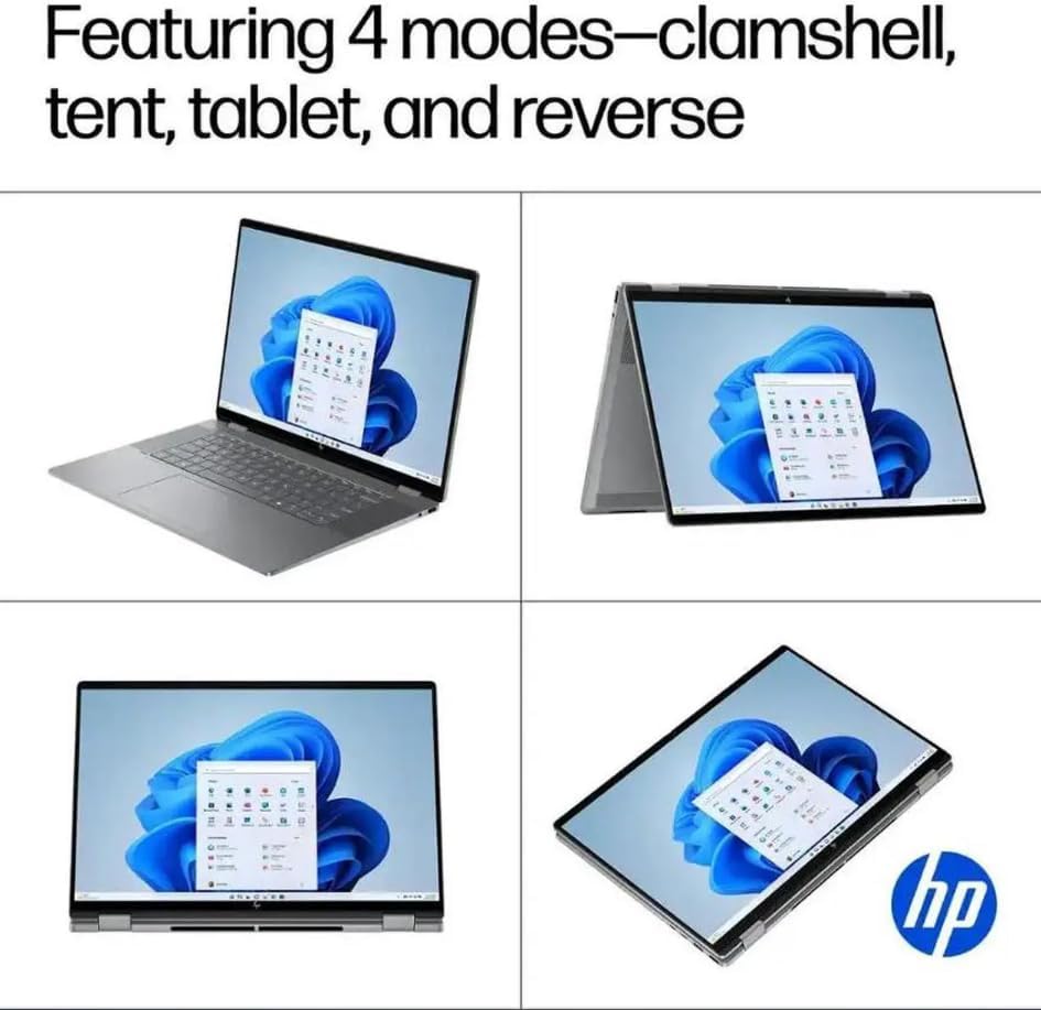 HP OmniBook X Flip 16 2 in 1 16"(1920x1200) TouchscreenLaptop/Tablet AMD Ryzen 5 220 512GB SSD 8GB WIN 11