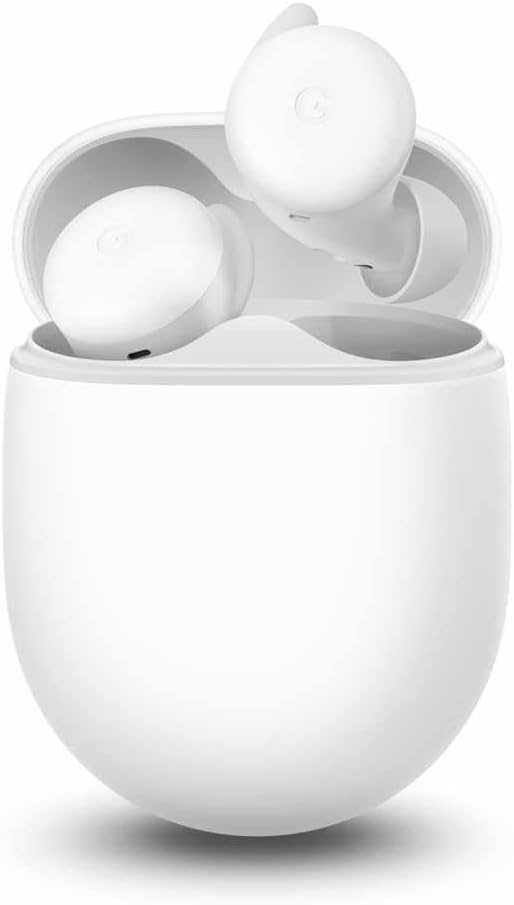 Google Pixel Buds A-Series True Wireless In-Ear Headphones/Earbuds, Clearly White