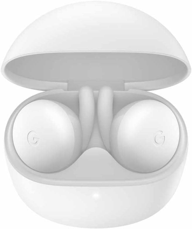 Google Pixel Buds A-Series True Wireless In-Ear Headphones/Earbuds, Clearly White