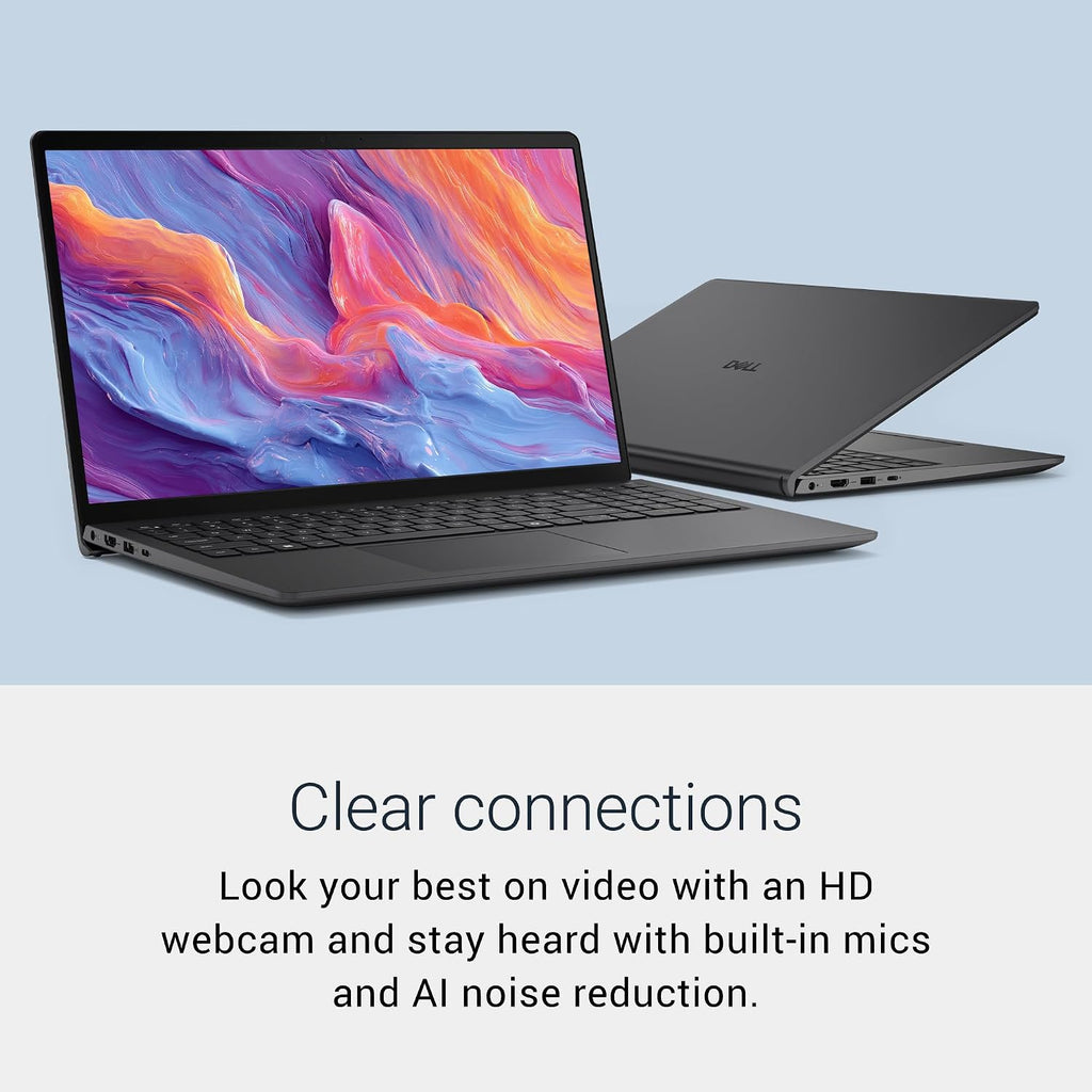 Dell 15 D15260 15.6" FHD Touchscreen Notebook PC Intel Core Ultra 7 255U 1TB SSD 16GB RAM W11, Carbon Black
