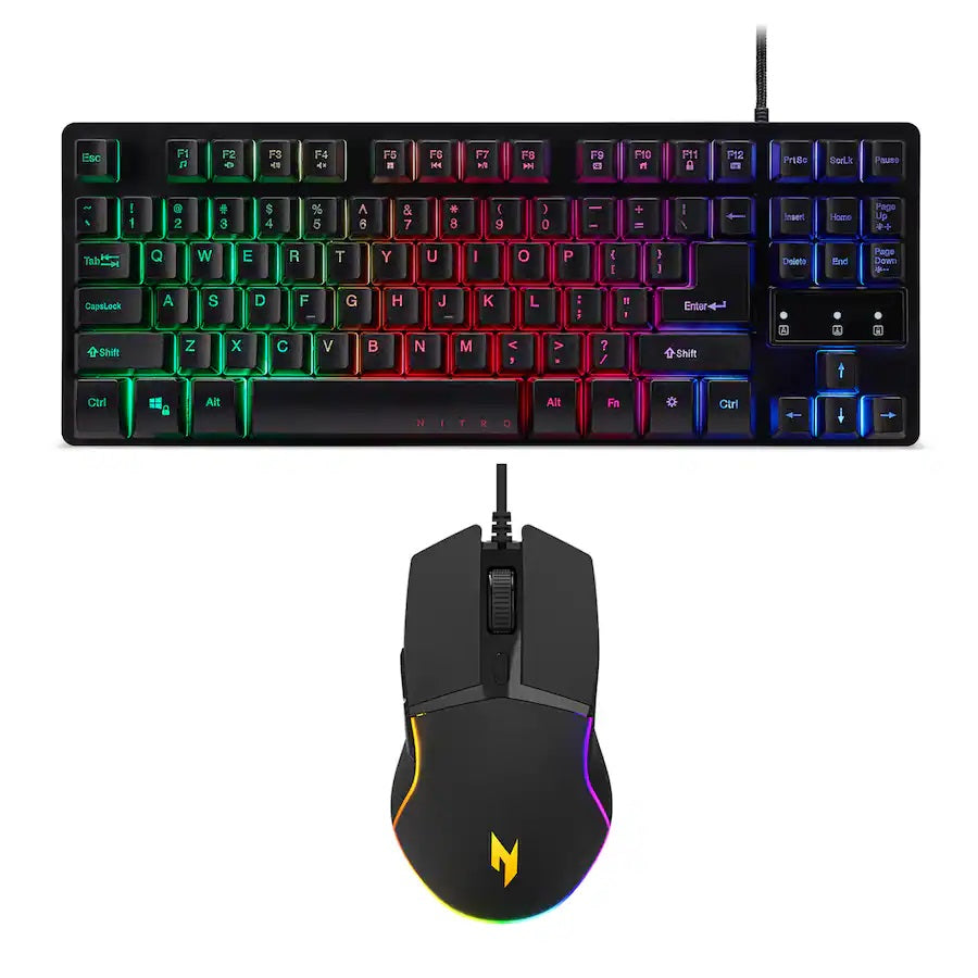 Acer Nitro Accessory Gaming Keyboard and Mouse Wired Combo Set - NAK100